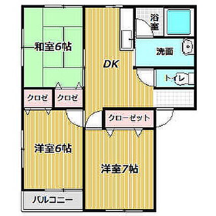 サニープレイス東A_間取り_0
