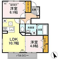 物件の間取り