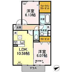 物件の間取り