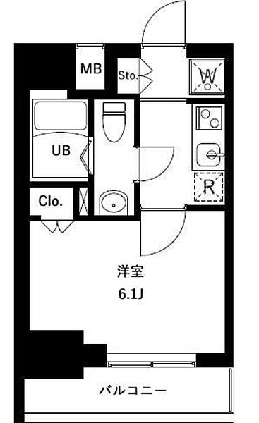 アーバンパークお花茶屋 703｜東京都葛飾区宝町１丁目(賃貸マンション1K・7階・21.28㎡)の写真 その2