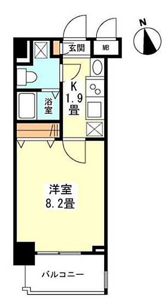 ガーラプレイス新宿御苑 506｜東京都新宿区新宿１丁目(賃貸マンション1K・5階・24.87㎡)の写真 その2