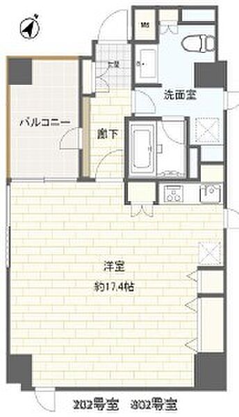 アクセス麹町 802｜東京都千代田区麹町３丁目(賃貸マンション1R・8階・45.87㎡)の写真 その2