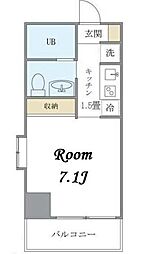 KDXレジデンス御徒町 9階1Kの間取り