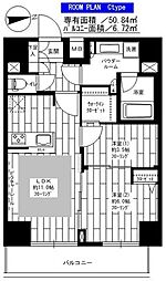 ステージファースト新御徒町2 2LDKの間取図画像