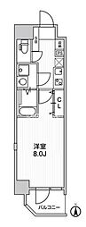ブラウ本所一丁目 1Kの間取図画像