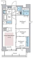 物件の間取り