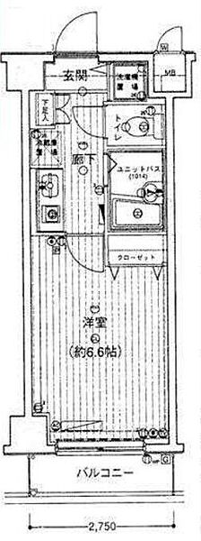 メインステージ白金高輪 107｜東京都港区三田５丁目(賃貸マンション1K・1階・20.35㎡)の写真 その2