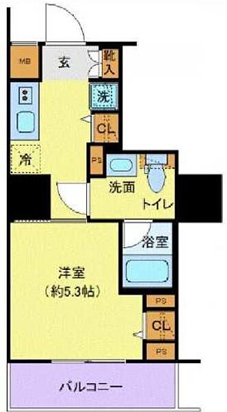 プレール・ドゥーク戸越銀座通り 302｜東京都品川区豊町１丁目(賃貸マンション1K・3階・21.78㎡)の写真 その2