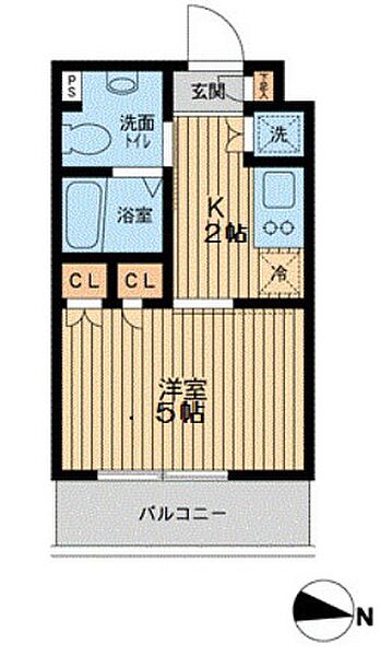 エスティメゾン武蔵小山 504｜東京都品川区荏原３丁目(賃貸マンション1K・5階・20.10㎡)の写真 その2