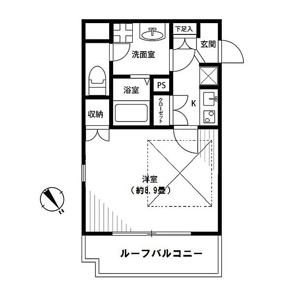 プレール・ドゥーク東京ベイ 904｜東京都港区芝浦４丁目(賃貸マンション1K・9階・30.36㎡)の写真 その2