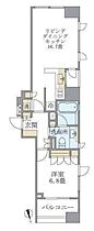 ラサンテ麻布十番（旧アパートメンツ麻布十番） 1202 ｜ 東京都港区麻布十番３丁目4-3（賃貸マンション1LDK・12階・53.86㎡） その2