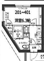 アイリス東品川 401 ｜ 東京都品川区東品川１丁目36-1（賃貸マンション1K・4階・21.00㎡） その2