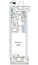 ラティエラ品川西大井 402 ｜ 東京都品川区西大井２丁目16-14（賃貸マンション1K・4階・25.23㎡） その2