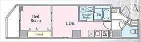 カナール芝浦 601 ｜ 東京都港区芝浦２丁目15-19（賃貸マンション1LDK・6階・38.71㎡） その2