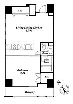 キャビンアリーナ赤坂 501 ｜ 東京都港区赤坂２丁目12-23（賃貸マンション1LDK・5階・42.67㎡） その2