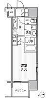 シーズンフラッツ大森エアリー 504 ｜ 東京都品川区南大井６丁目21-20（賃貸マンション1K・5階・25.69㎡） その2