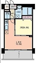 コーチェ芝公園 802 ｜ 東京都港区芝２丁目22-11（賃貸マンション1LDK・8階・36.42㎡） その2