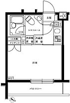 ルーブル品川西小山 202 ｜ 東京都品川区荏原６丁目1-4（賃貸マンション1K・2階・20.54㎡） その2