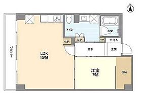 ブランセ芝浦（Blance SHIBAURA） 603 ｜ 東京都港区芝浦４丁目9-21（賃貸マンション1LDK・6階・54.52㎡） その2