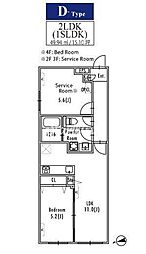 GRAN PASEO大井町 1SLDKの間取図画像