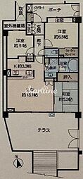山王プレイス 3LDKの間取図画像