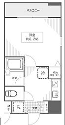 フェリエ大森町 1Kの間取図画像