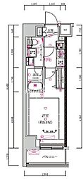 スプレスター大森山王 1Kの間取図画像