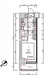 スプレスター大森山王 1Kの間取図画像