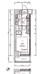 スプレスター大森山王 1Kの間取図画像