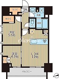 クロスレジデンス蒲田2 2LDKの間取図画像