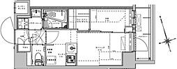 ASYLCOURT大森西 1DKの間取図画像