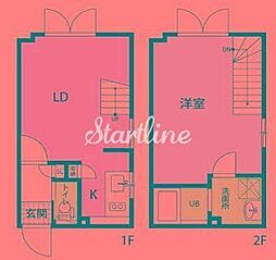 LAPiS大井町2 1LDKの間取図画像