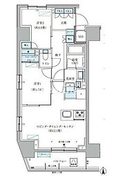 パークアクシス大森山王 2LDKの間取図画像