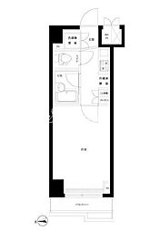 ルーブル大森八番館 1Kの間取図画像