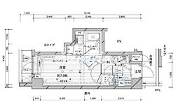 メインステージ大森北2 1Kの間取図画像