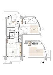 間取図画像 2SLDK
