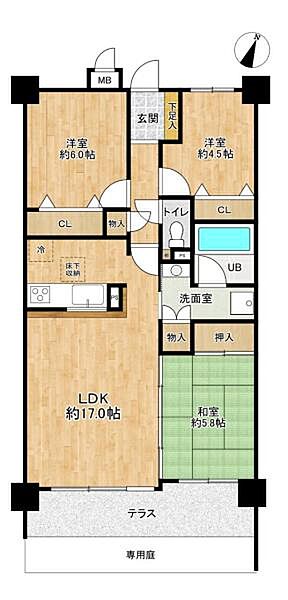 間取りを拡大表示