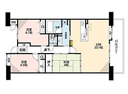間取図画像 3LDK