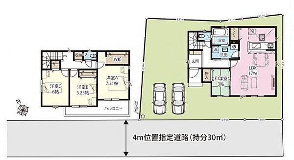 間取りを拡大表示