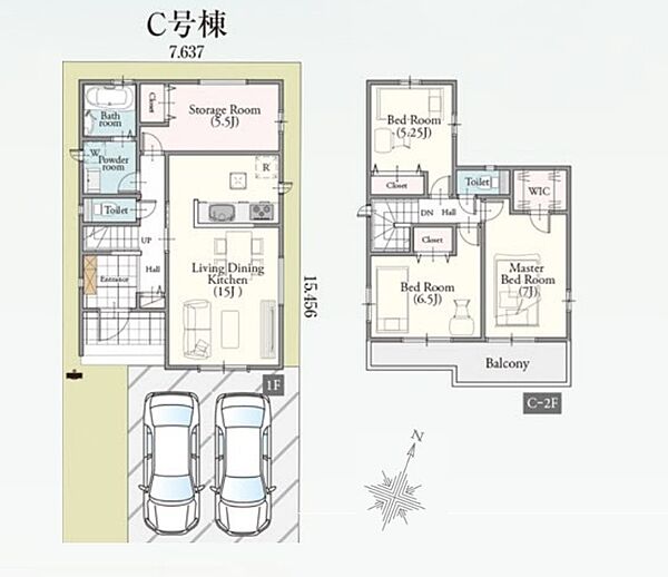 間取りを拡大表示