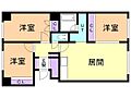セントラル真々地4階6.4万円
