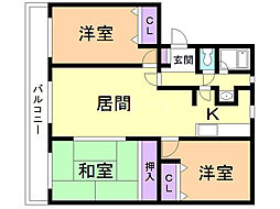 間取図画像 3LDK
