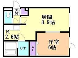 間取図画像 1LDK