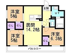 物件の間取り
