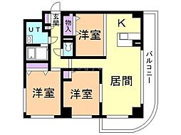 間取図画像 3LDK