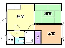 間取図画像 2DK
