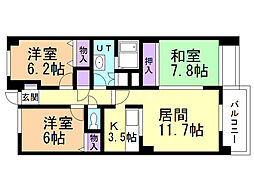 間取図画像 3LDK