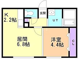 LEGALIA 1LDKの間取図画像