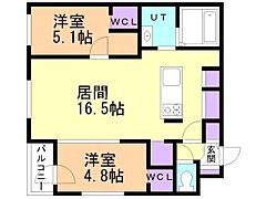 物件の間取り