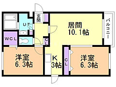 物件の間取り